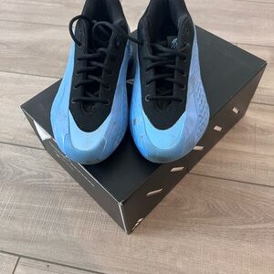 Adidas AE Black and Blue Athletic basketball Anthony Edwards Shoes